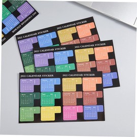 Parliky 5pcs Notepad Stickers Assorted Month Index Labels for Organizing Files Convenient Planner Tabs for School Use