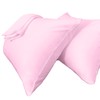 EDS NEW PAIR of PLAIN PILLOWCASES Poly Cotton Luxury Bedroom
