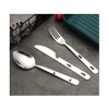 Cutlery Set KFS Travel Utensil Outdoor Portable Fork Spoon Festival