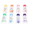 8PCS Finger Paints Safe Washable DIY Kids Finger Paints for