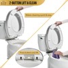 Bath Royale Slow Close Toilet Seat Round BR283-00 Heavy Duty