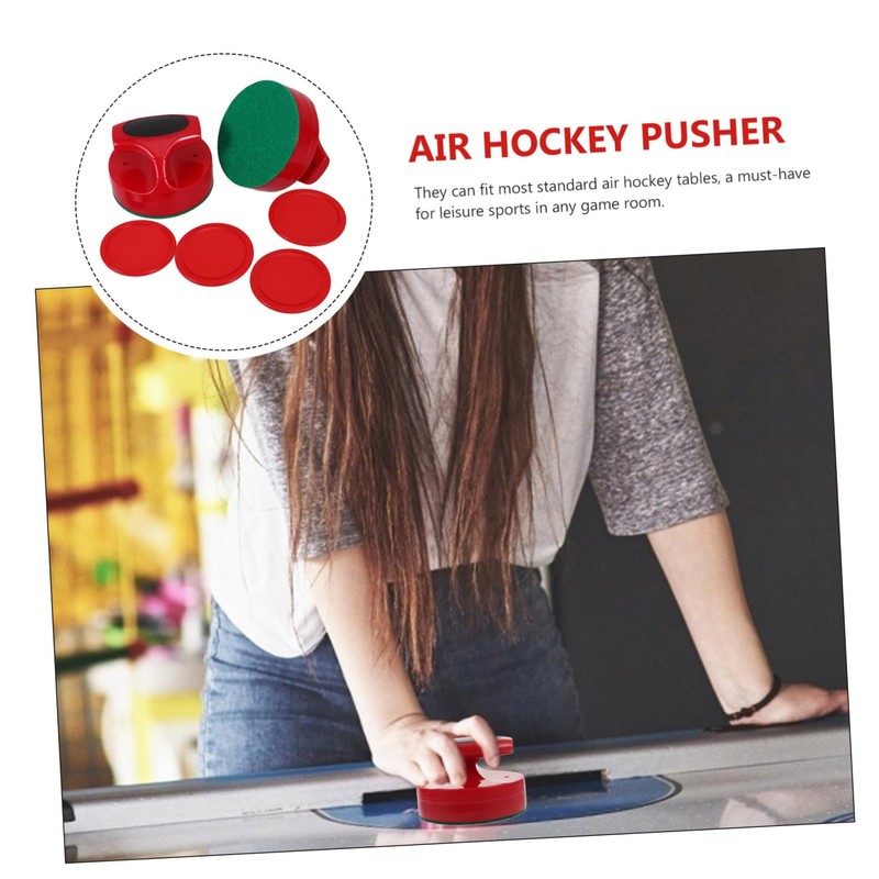 FOYTOKI 1 Set Air Hockey Accessory Set Red Bats with