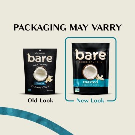 Bare Snacks Coconut Chips 6 Count 3.3oz Resealable Bags Gluten Free Vegan Snack