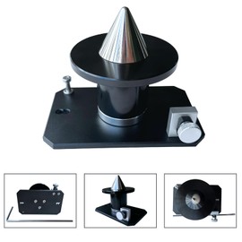 Iontravel Upgraded Lawn Mower Blade Balancer – Professional Magnetic Wall-Mounted Blade Balancer, Compatible with 42-047, 339075B, for Balancing Blades After Sharpening, Fits Most Blades, Black