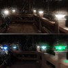 HUYIENO Solar Post Cap Lights Outdoor LED Lighting Deck Fence