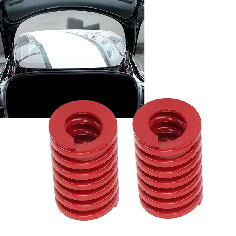Tailgate Spiral Punching Spring, Boot Shock Absorber, Punching Springs Red