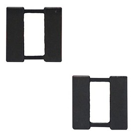 Navy Lieutenant (LT) Black Metal Officer Rank (O-3) Collar Device Pair