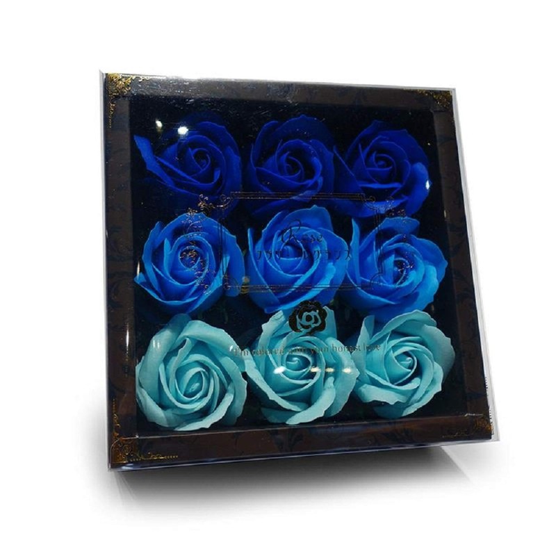 Bath Fragrance Bath Flower Rose Fragrance Blue Color Gift Flower