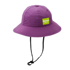 Miki House 12-9101-682 Hat, Logo, UV Protection, Sun Shade Cover Included, Plain, Boys, Girls, Babies, Kids, Children's Clothes, Kindergarten Commutes, Simple, purple