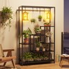 Indoor Plant Stand 5-Tier Tall 70.9", Large Metal Plant Shelf