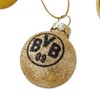 Borussia Dortmund BVB 09 Christmas Tree Baubles Set of 9
