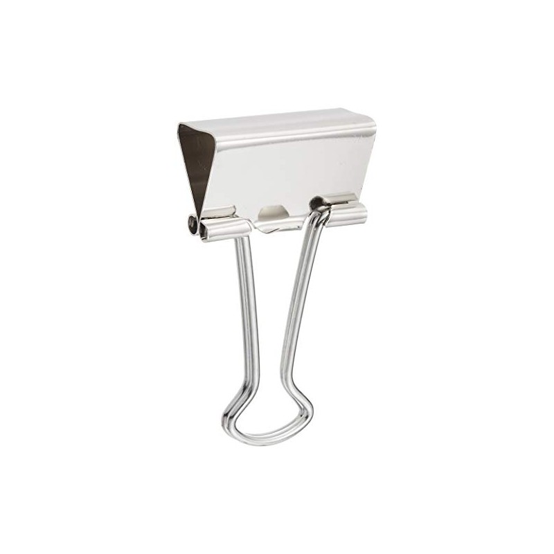 Sancake Com Double Clips, Medium, DB-2-SVPP, 20 Pieces, Silver