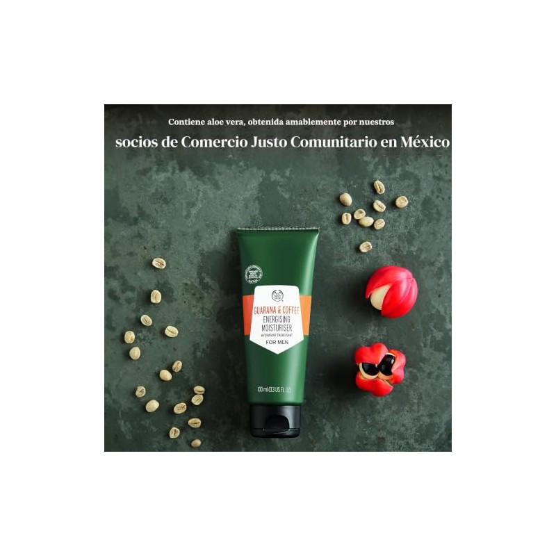 The Body Shop Men's Guarana and Coffee Energizing Moisturizer, 100%