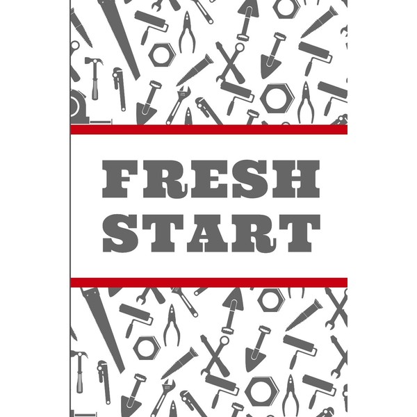 Fresh Start: 6 x 9 Blank Lined Journal Notebook, 120