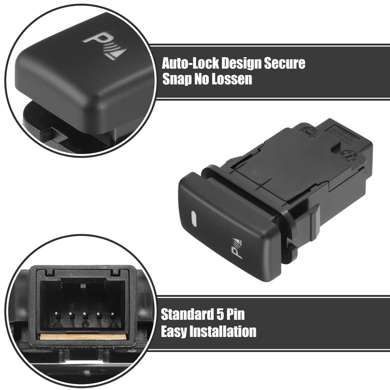 QUARKZMAN Mount Hole Expansion Port Switch Parking Sensor Switch for