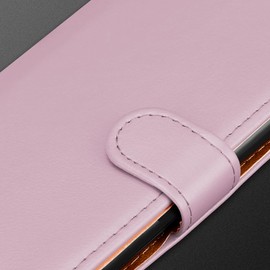 iCatchy for Honor 90 Smart/Honor X7B Case Leather Wallet Flip Book with Kickstand Magnetic Closure RFID Protection Shockproof Cover for Honor 7B / Honor 90 Smart (Rose Gold)