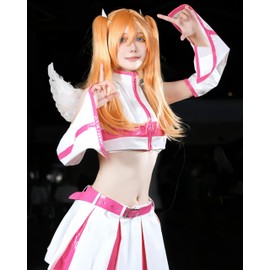 FCCAM Ririsa Amano Cosplay Costume Outfit 2.5 Dimensional Seduction Cosplay Anime Cosplay Ririsa Amano Cosplay Costume Set, XL