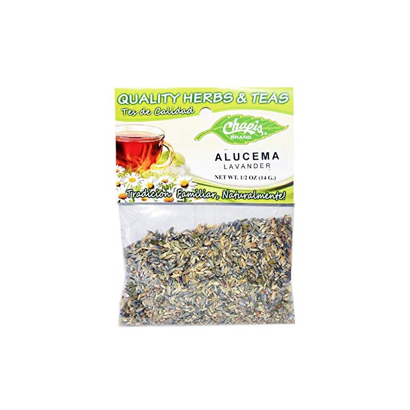 6 PIECES CHAPIS ALUCEMA NATURAL HERBS HIERBAS 1/2 oz. (14