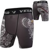 VELO – Compression Compression Fit Tights Shorts. (as8, Waist, Numeric_28,
