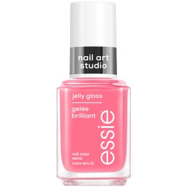 essie Nail Art Studio Jelly Polish, Riviera Rush, Sheer Pink Nail Polish, Vegan, Slushy Sun, 0.46 Fl Oz