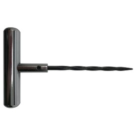 Sherco-Auto Stainless Steel T-Handle - Pro Heavy Duty Repair Tool Perfect for Tire Plug Kits for Car Truck Motorcycle Bycles - Replaceable Spiral Probe Needle - Made with All-Americal Materials