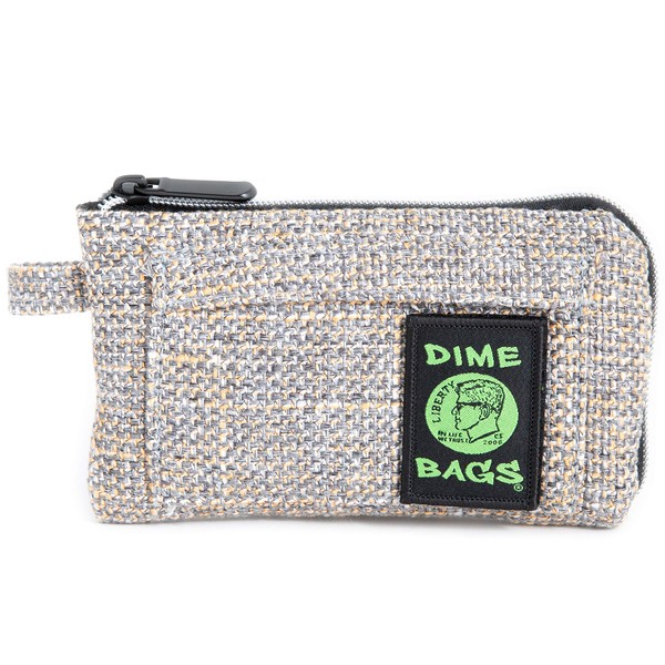Dime Bags Padded Pouch with Soft Padded Interior | Protective Pouch for Glass with Removable Poly Bag (7 Inch, Sand)