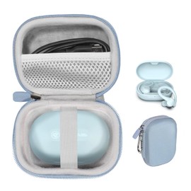 CaseSack Case for JLab Go Air Sport, Air Sport, Air Sport +, JLab Go, JBuds Sport ANC 4, Epic Sport ANC 3 (Light Blue)