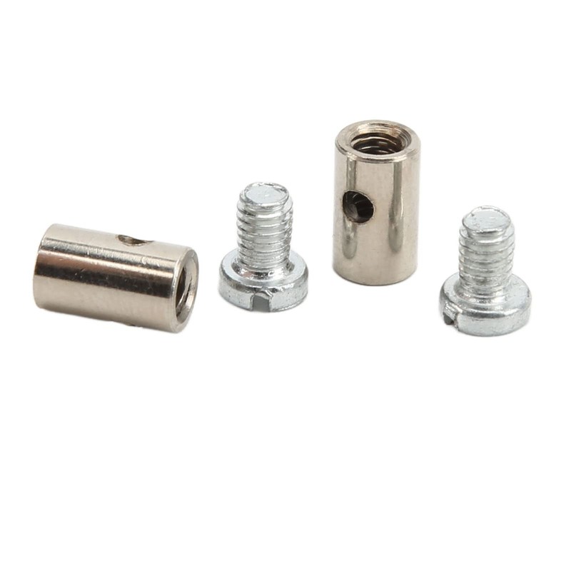 6mm Solderless Cable Nipple, Universal Metal Brake Line Throttle Choke