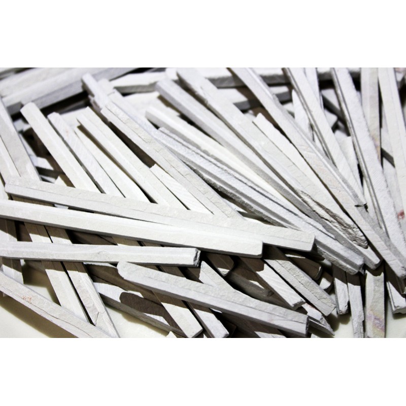 Earthy Goodies Edible Thin Slate Chalk Pencils. White Slate Limestone