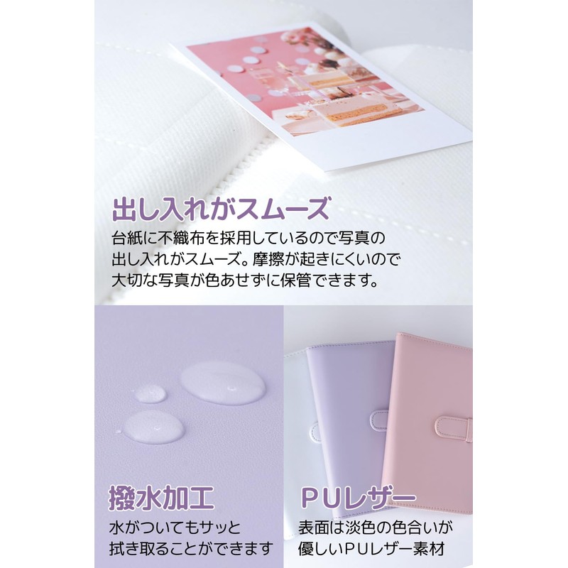 Micewaters Cheki Album Instax Mini Notebook for Instax Mini 108