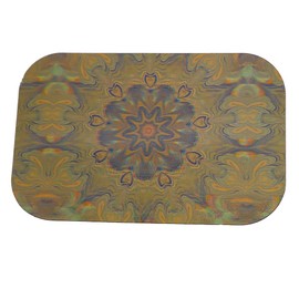 Tray and 3D Magnetic Lenticular Lid - Green Mandala (Lid Only)