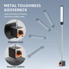 24W LED Magnetic Work Light, 2400 Lumen Flexible Gooseneck Work