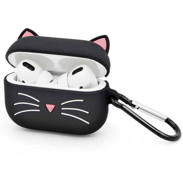 Cat AirPods Case, Headphones Accessories, Music, Keychain, Cat Lover, Animal