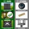 BesLowe 【Upgraded】 Solar Pathway Lights Outdoor, 6-Pack Large LED Solar