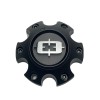 Vision Satin Black 6 Lug Wheel Center Cap C360SB-6V C-724-8