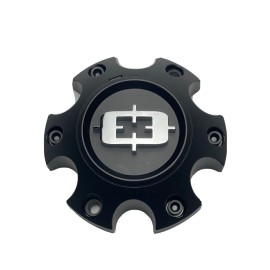 Vision Satin Black 6 Lug Wheel Center Cap C360SB-6V C-724-8