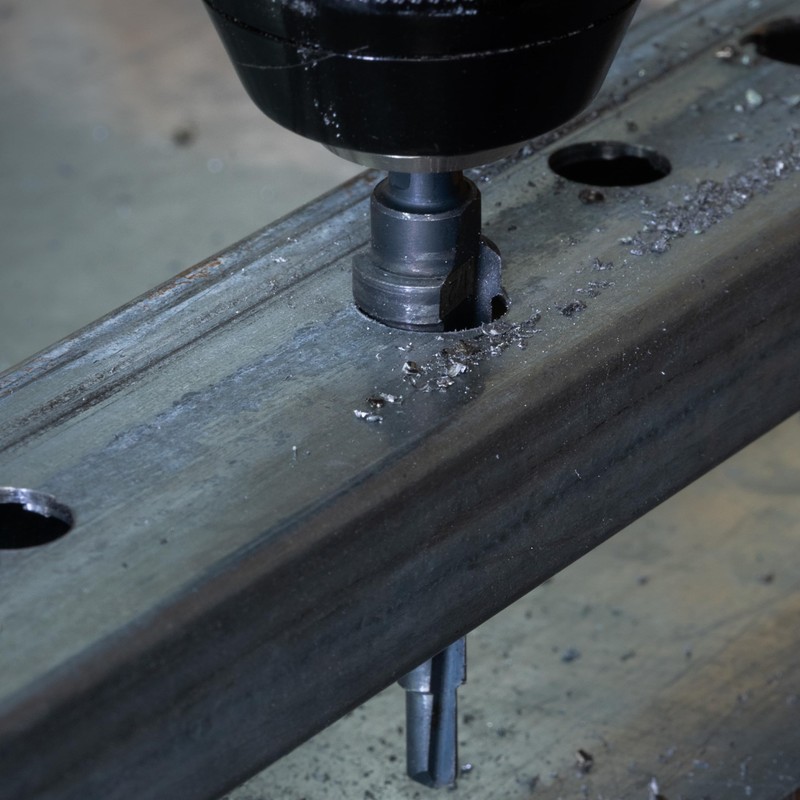 KSEIBI #4 HSS Step Drill Bit Set 3/16-7/8" with 3/8