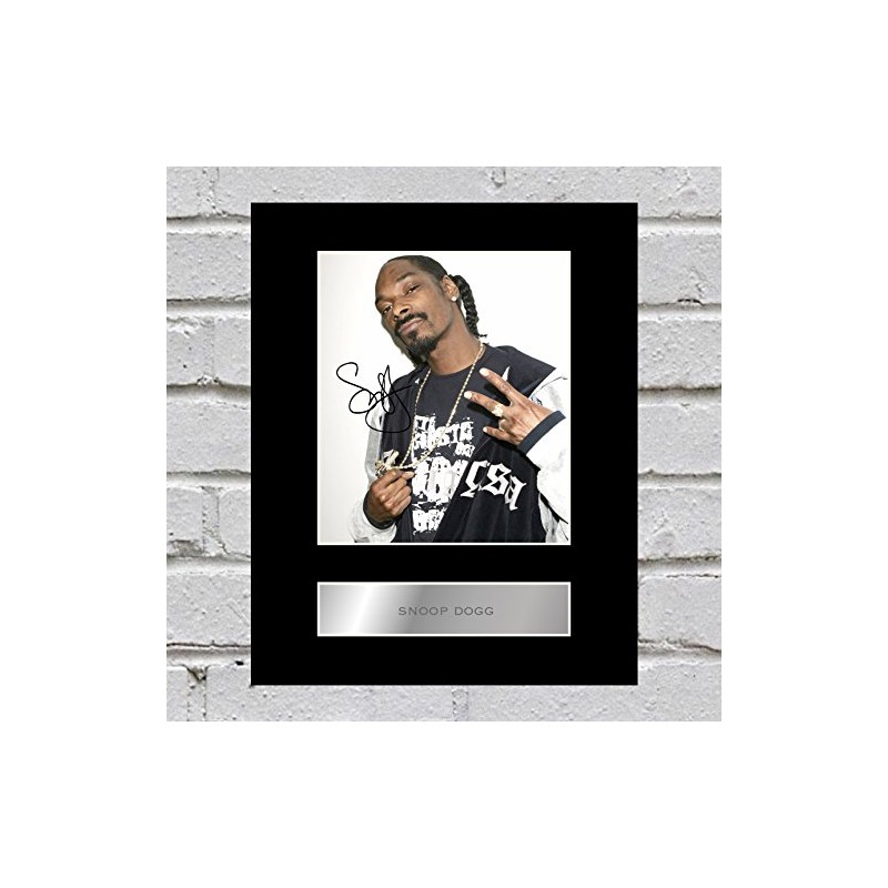 Snoop Dogg Signed Mounted Photo Display