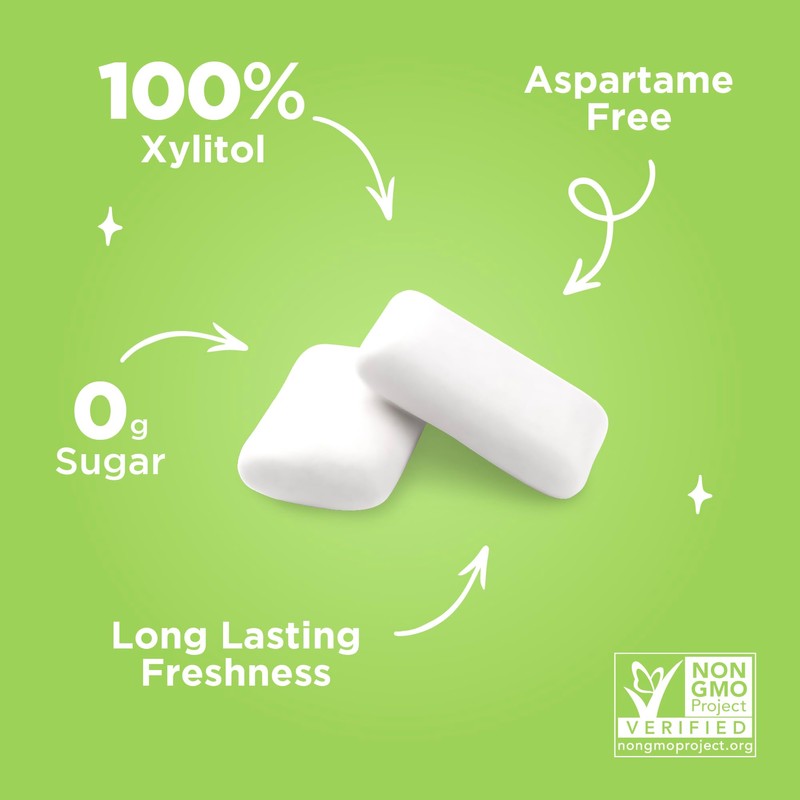 PUR Gum | Aspartame Free Chewing Gum | 100% Xylitol