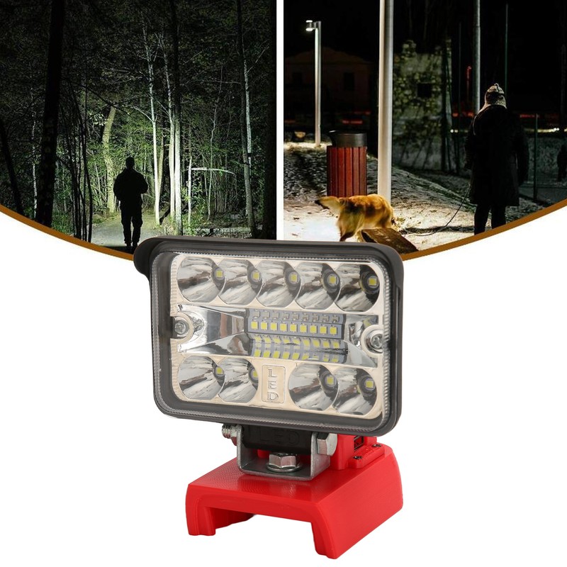 3in LED Rechargeable Work Light 18PCS Lamp Beads 2800lm 54W