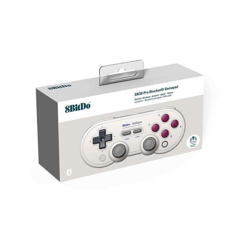 8BitDo SN30 Pro Bluetooth Controller, Hall Effect Joystick Update, Compatible