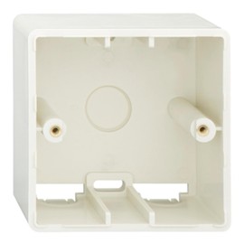 Rutenbeck UAE-Cat.5e with 6 ApG (Surface-Mounted Housing for Flush-Mounted Models) Box Pearl White