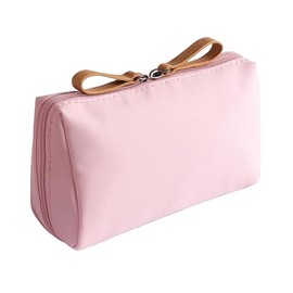 Cosmetiquera para Maquillaje,Bolsa de Cosméticos de Viaje,Bolsa de Cosméticos,Estuche de Cosméticos de Viaje,Mini Bolso Portátil,Bolsa de Cosméticos Impermeable con Compartimentos,Rosa