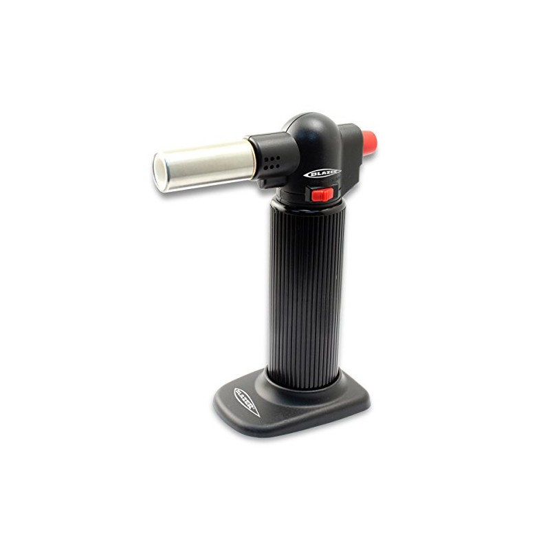 Blazer PB207CR The Torch Butane Refillable Lighter, Graphite