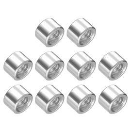 METALLIXITY Weld Nut (M8x12mmx8mm) 20pcs Stainless Steel Weldable Fuel Tank Connector - for Component Maintenance, Weld Adapter