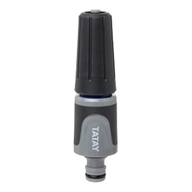 TATAY 0080401 Premium Nozzle for Hose, Universal Connector, 2 Positions, Solar Protection, Easy Installation, Grey-Black
