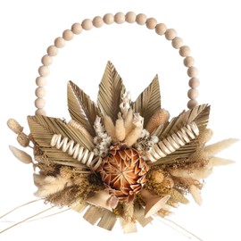 Fall Wreath Autumn Leaves Harvest Wooden