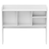 SEGAWE Desktop Bookshelf Wood Desk Hutch Organizer w/5 Shelves for