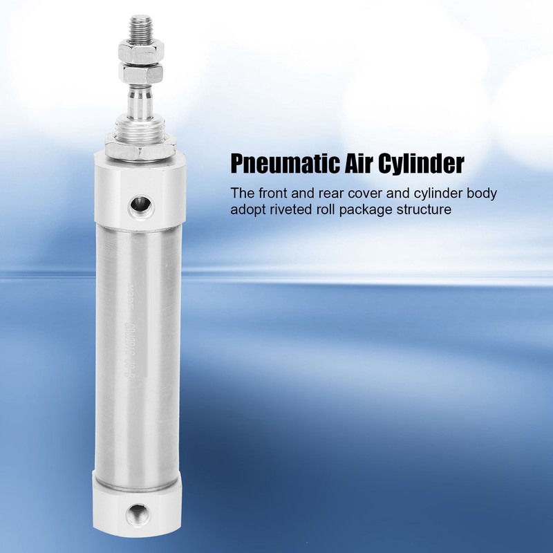 Pneumatic Air Cylinder Mini Double Acting Single Rod Stroke Stainless