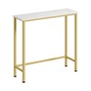 Mordchil HF Narrow Console Table, 29.5" Small Entryway Table, Accent